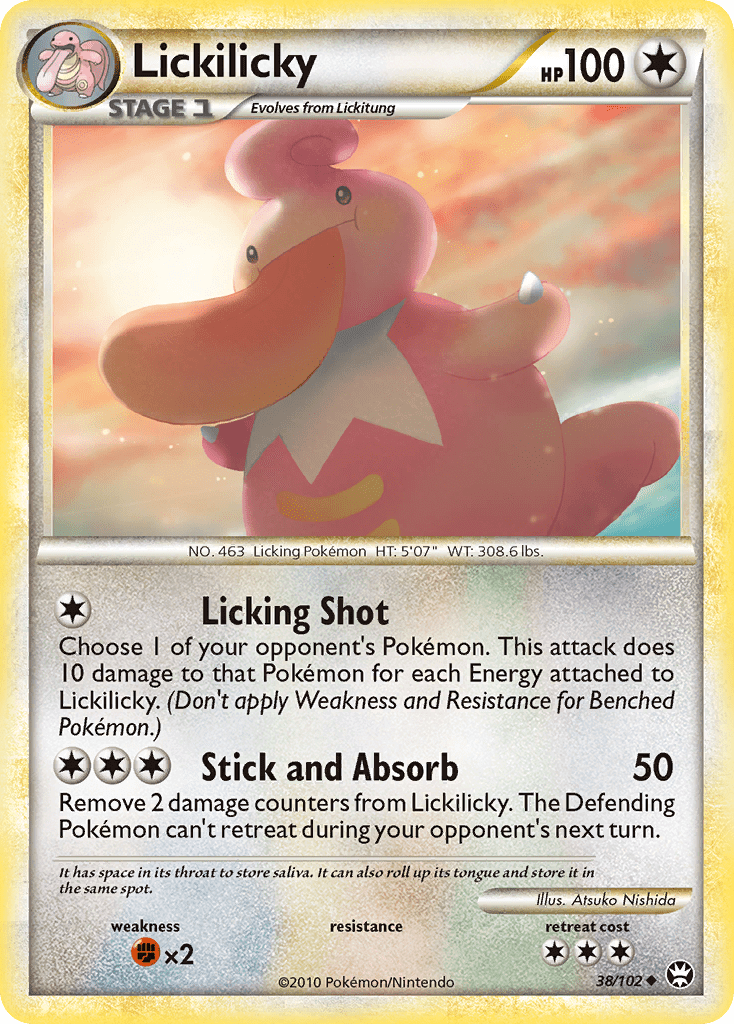 Lickilicky (38/102) [HeartGold & SoulSilver: Triumphant] Pokemon Single Pokémon  | Multizone: Comics And Games