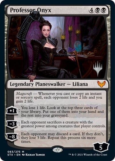 Professor Onyx (Promo Pack) [Strixhaven: School of Mages Promos] MTG Single Magic: The Gathering  | Multizone: Comics And Games