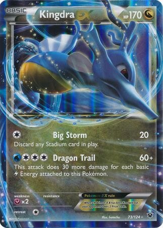 Kingdra EX (73/124) (Jumbo Card) [XY: Fates Collide] Pokemon Single Pokémon  | Multizone: Comics And Games