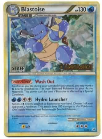 Blastoise (13/95) (Staff Prerelease Promo) [HeartGold & SoulSilver: Black Star Promos] Pokemon Single Pokémon  | Multizone: Comics And Games