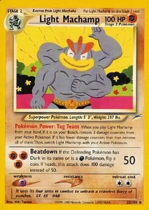 Light Machamp (25/105) [Neo Destiny Unlimited] Pokemon Single Pokémon  | Multizone: Comics And Games