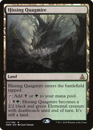 Hissing Quagmire [Oath of the Gatewatch] MTG Single Magic: The Gathering  | Multizone: Comics And Games