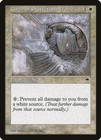 Circle of Protection: White [Tempest] MTG Single Magic: The Gathering  | Multizone: Comics And Games