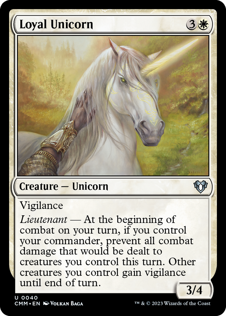 Loyal Unicorn [Commander Masters] | Multizone: Comics And Games