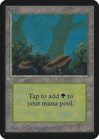 Forest (A) [Limited Edition Alpha] MTG Single Magic: The Gathering  | Multizone: Comics And Games