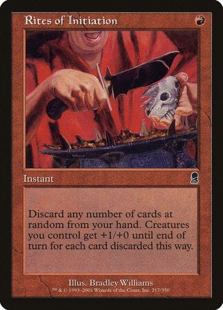 Rites of Initiation [Odyssey] MTG Single Magic: The Gathering  | Multizone: Comics And Games