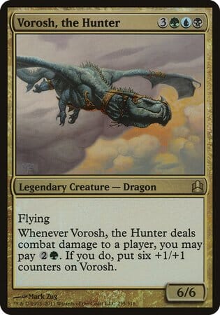 Vorosh, the Hunter (Oversized) [Commander 2011 Oversized] MTG Single Magic: The Gathering  | Multizone: Comics And Games