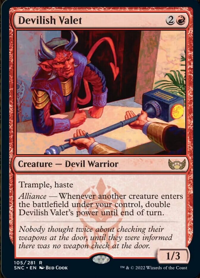 Devilish Valet [Streets of New Capenna] MTG Single Magic: The Gathering  | Multizone: Comics And Games