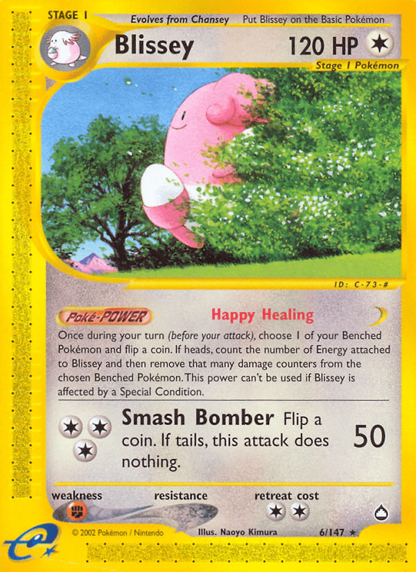 Blissey (6/147) [Aquapolis] Pokemon Single Pokémon  | Multizone: Comics And Games