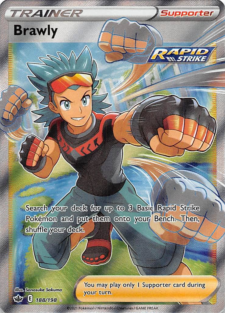 Brawly (188/198) [Sword & Shield: Chilling Reign] Pokemon Single Pokémon  | Multizone: Comics And Games