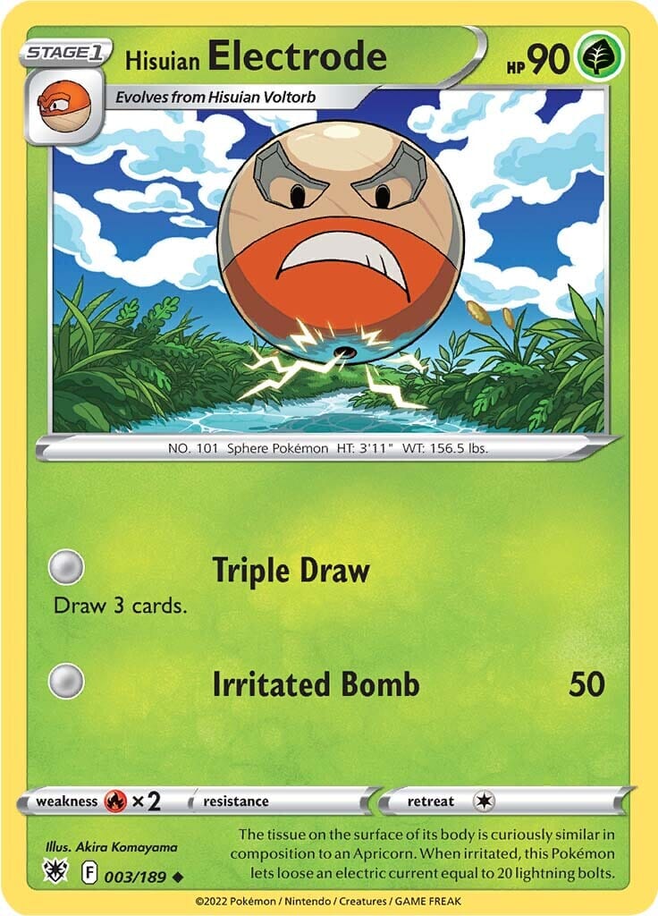 Hisuian Electrode (003/189) [Sword & Shield: Astral Radiance] Pokemon Single Pokémon  | Multizone: Comics And Games
