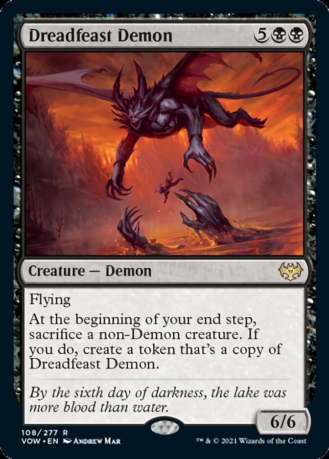 Dreadfeast Demon [Innistrad: Crimson Vow] MTG Single Magic: The Gathering  | Multizone: Comics And Games