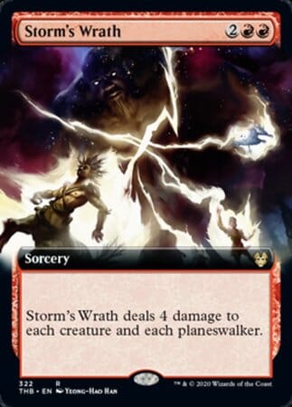 Storm's Wrath (Extended Art) [Theros Beyond Death] MTG Single Magic: The Gathering  | Multizone: Comics And Games