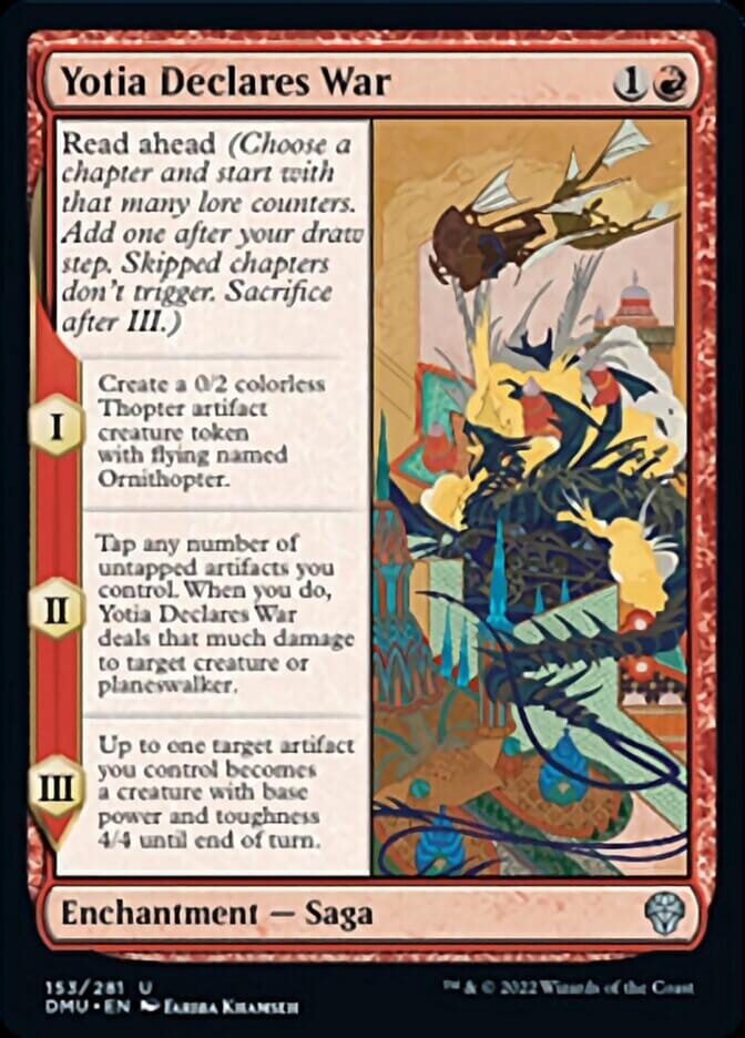 Yotia Declares War [Dominaria United] MTG Single Magic: The Gathering  | Multizone: Comics And Games