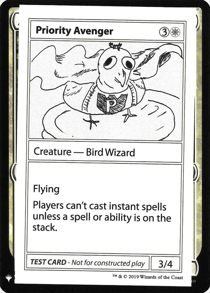 Priority Avenger [Mystery Booster Playtest Cards] MTG Single Magic: The Gathering  | Multizone: Comics And Games