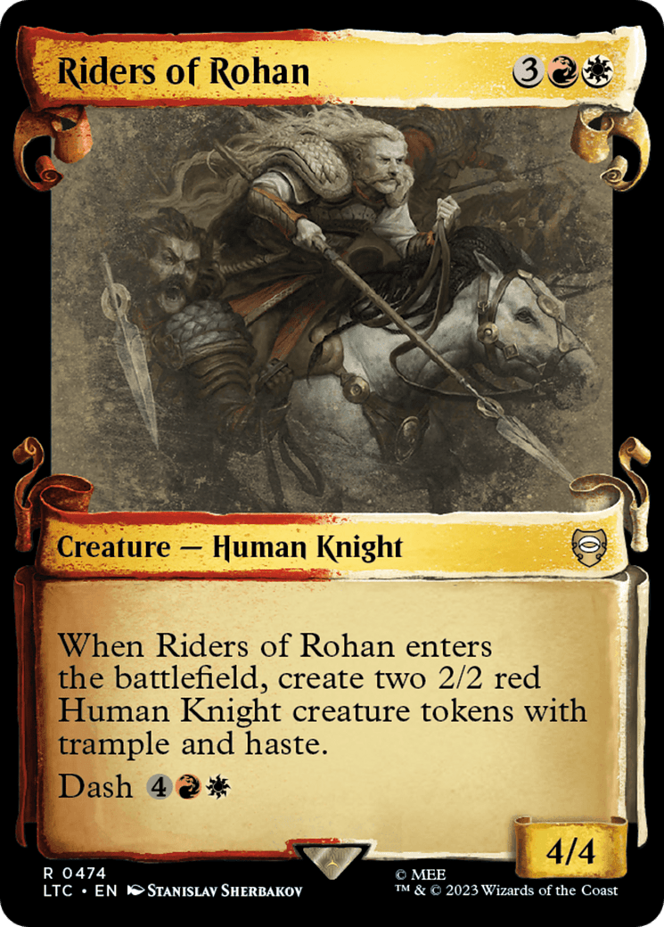 Riders of Rohan [The Lord of the Rings: Tales of Middle-Earth Commander Showcase Scrolls] MTG Single Magic: The Gathering  | Multizone: Comics And Games