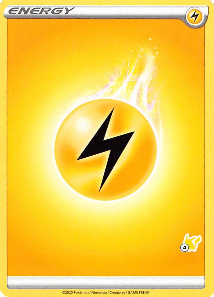 Lightning Energy (Pikachu Stamp #4) [Battle Academy 2022] Pokemon Single Pokémon  | Multizone: Comics And Games