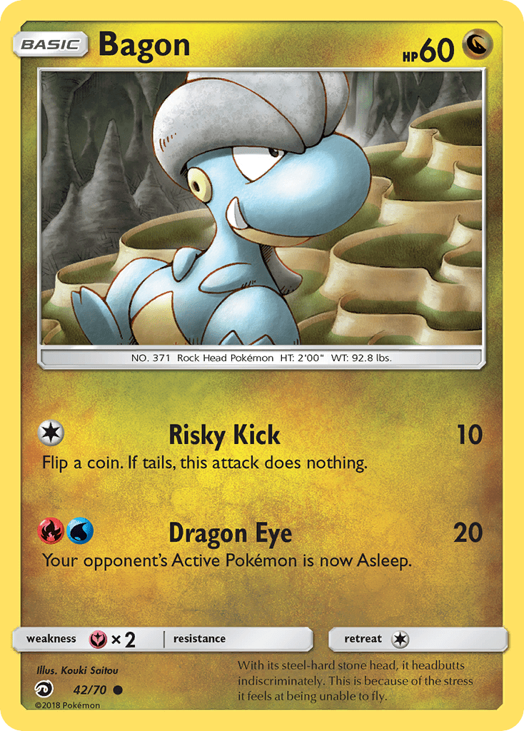 Bagon (42/70) [Sun & Moon: Dragon Majesty] Pokemon Single Pokémon  | Multizone: Comics And Games