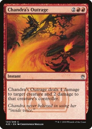 Chandra's Outrage [Masters 25] MTG Single Magic: The Gathering  | Multizone: Comics And Games