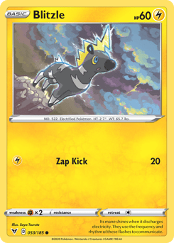 Blitzle (053/185) [Sword & Shield: Vivid Voltage] Pokemon Single Pokémon  | Multizone: Comics And Games