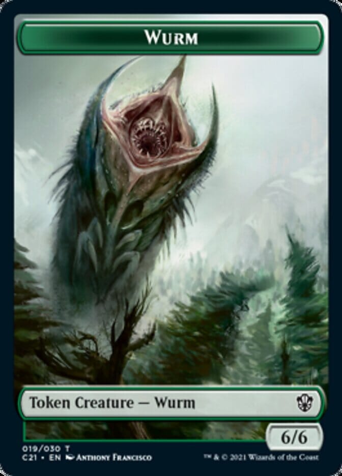 Wurm // Kraken Token [Commander 2021 Tokens] MTG Single Magic: The Gathering  | Multizone: Comics And Games