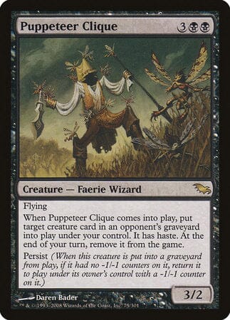 Puppeteer Clique [Shadowmoor] MTG Single Magic: The Gathering  | Multizone: Comics And Games