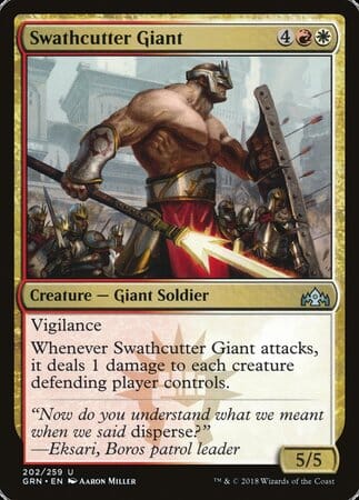 Swathcutter Giant [Guilds of Ravnica] MTG Single Magic: The Gathering  | Multizone: Comics And Games