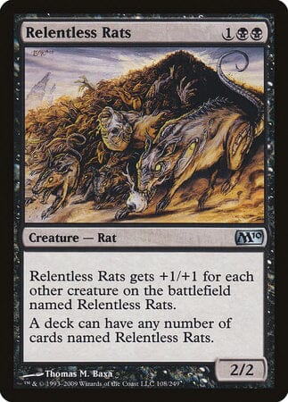 Relentless Rats [Magic 2010] MTG Single Magic: The Gathering  | Multizone: Comics And Games