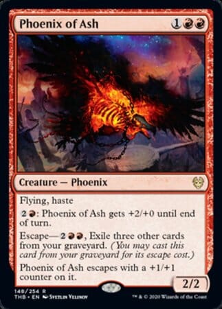 Phoenix of Ash [Theros Beyond Death] MTG Single Magic: The Gathering  | Multizone: Comics And Games