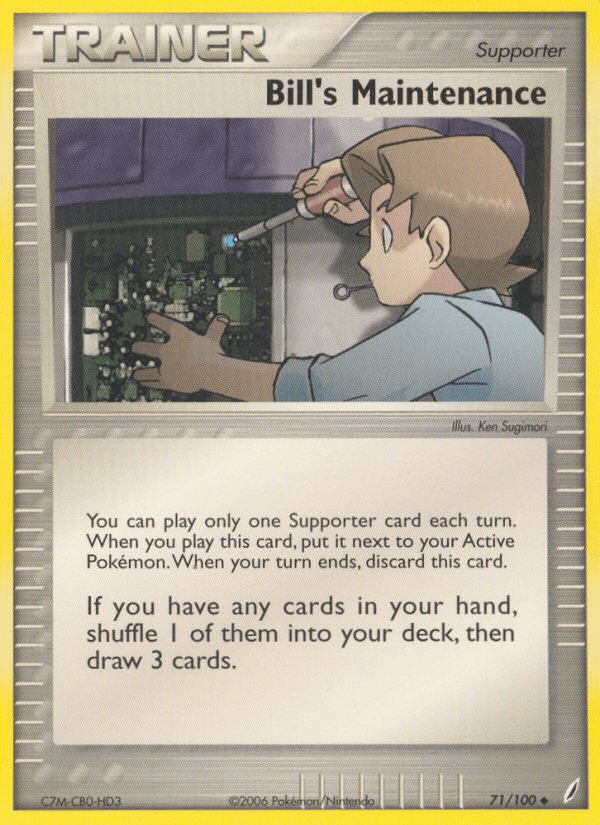 Bill's Maintenance (71/100) [EX: Crystal Guardians] Pokemon Single Pokémon  | Multizone: Comics And Games