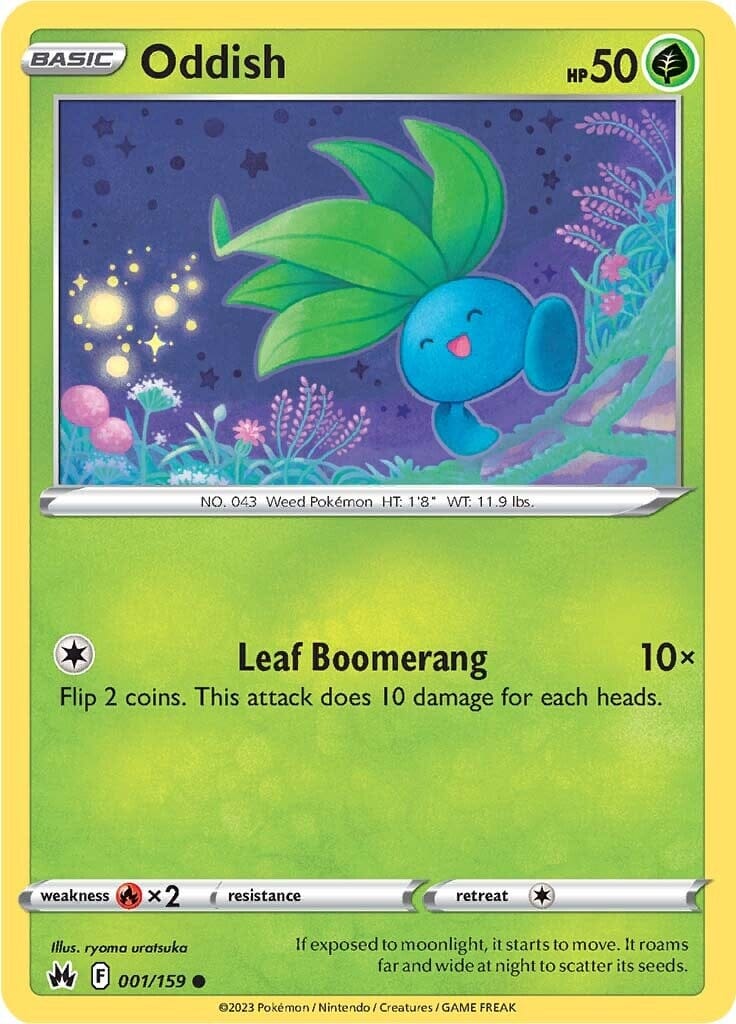 Oddish (001/159) [Sword & Shield: Crown Zenith] Pokemon Single Pokémon  | Multizone: Comics And Games