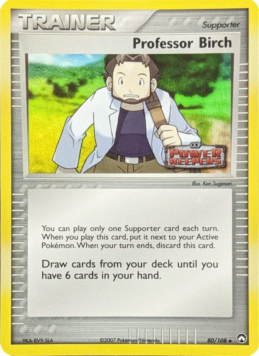 Professor Birch (80/108) (Stamped) [EX: Power Keepers] Pokemon Single Pokémon  | Multizone: Comics And Games