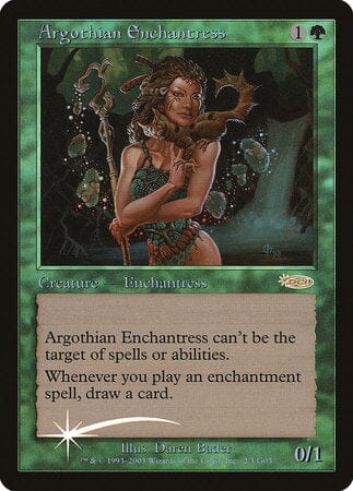 Argothian Enchantress [Judge Gift Cards 2003] MTG Single Magic: The Gathering  | Multizone: Comics And Games