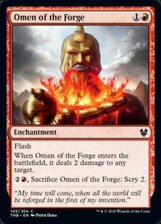 Omen of the Forge [Theros Beyond Death] MTG Single Magic: The Gathering  | Multizone: Comics And Games