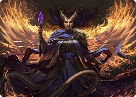 Farideh, Devil's Chosen Art Card [Dungeons & Dragons: Adventures in the Forgotten Realms Art Series] MTG Single Magic: The Gathering  | Multizone: Comics And Games