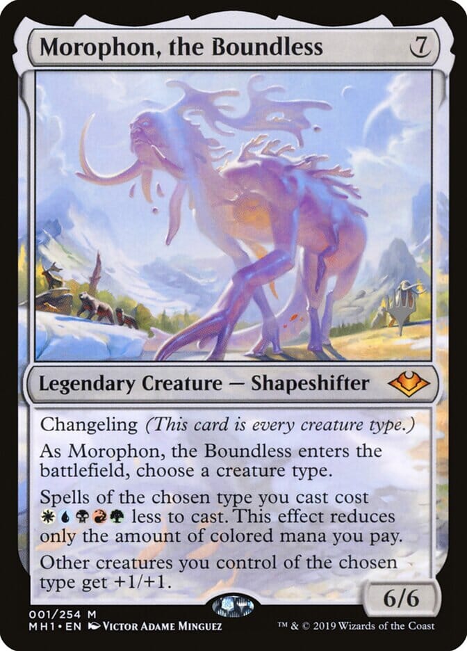 Morophon, the Boundless (Promo Pack) [Modern Horizons Promos] MTG Single Magic: The Gathering  | Multizone: Comics And Games