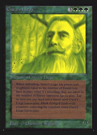 Gaea's Liege (IE) [Intl. Collectors’ Edition] MTG Single Magic: The Gathering  | Multizone: Comics And Games