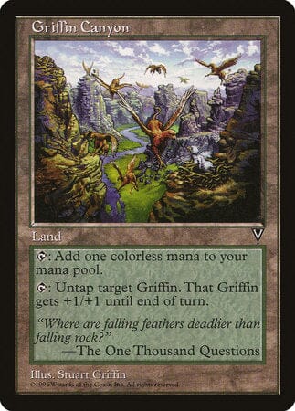 Griffin Canyon [Visions] MTG Single Magic: The Gathering  | Multizone: Comics And Games