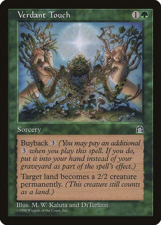 Verdant Touch [Stronghold] MTG Single Magic: The Gathering  | Multizone: Comics And Games