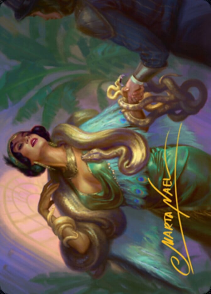 Venom Connoisseur Art Card (Gold-Stamped Signature) [Streets of New Capenna Art Series] MTG Single Magic: The Gathering  | Multizone: Comics And Games