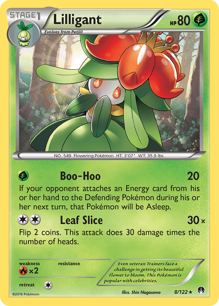 Lilligant (8/122) [XY: BREAKpoint] Pokemon Single Pokémon  | Multizone: Comics And Games