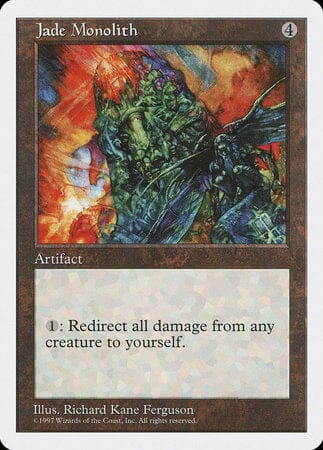 Jade Monolith [Fifth Edition] MTG Single Magic: The Gathering  | Multizone: Comics And Games