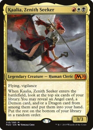 Kaalia, Zenith Seeker [Core Set 2020 Promos] MTG Single Magic: The Gathering  | Multizone: Comics And Games
