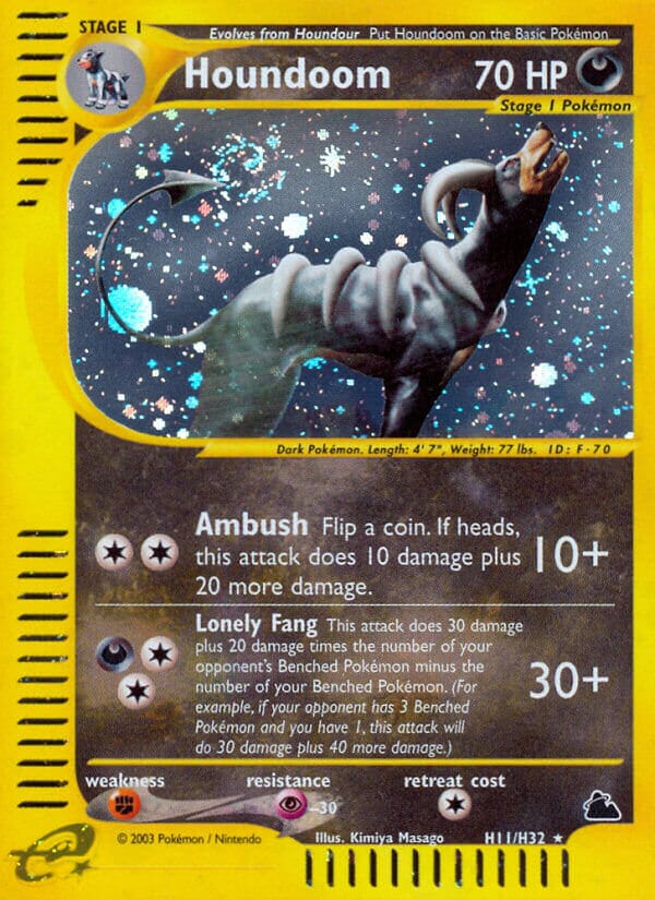 Houndoom (H11/H32) [Skyridge] Pokemon Single Pokémon  | Multizone: Comics And Games