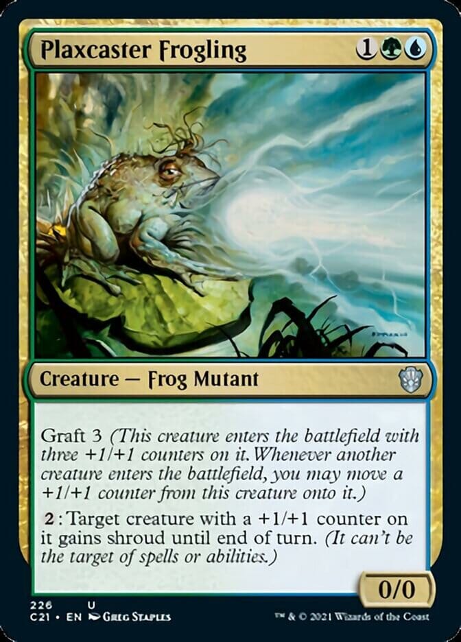Plaxcaster Frogling [Commander 2021] MTG Single Magic: The Gathering  | Multizone: Comics And Games