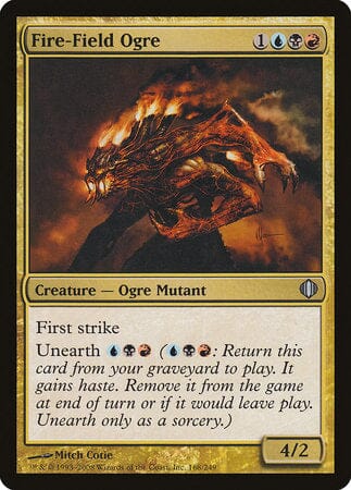 Fire-Field Ogre [Shards of Alara] MTG Single Magic: The Gathering  | Multizone: Comics And Games