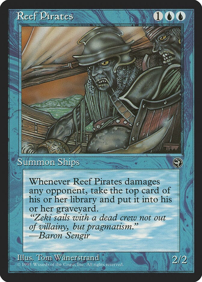 Reef Pirates (Baron Sengir Flavor Text) [Homelands] MTG Single Magic: The Gathering  | Multizone: Comics And Games