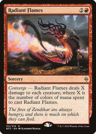 Radiant Flames [Battle for Zendikar] MTG Single Magic: The Gathering  | Multizone: Comics And Games