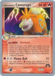 Team Magma's Camerupt (19/95) (Magma Spirit - Tsuguyoshi Yamato) [World Championships 2004] Pokemon Single Pokémon  | Multizone: Comics And Games