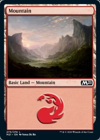 Mountain (270) [Core Set 2021] MTG Single Magic: The Gathering  | Multizone: Comics And Games